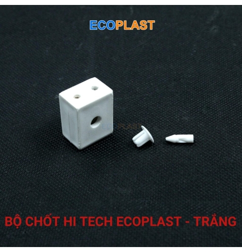Bộ Chốt Hi-Tech Ecoplast - Trắng