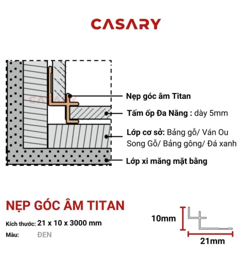 Nẹp Titan Casary
