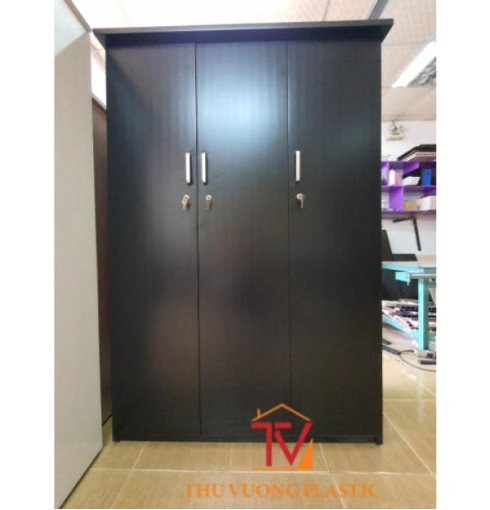 TỦ 3 CÁNH MÀU MUN ĐEN