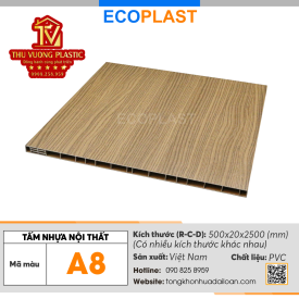Tấm nhựa cao cấp Ecoplast A8