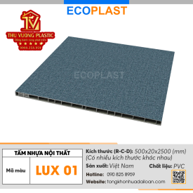 Tấm nhựa cao cấp Ecoplast Luxury 01