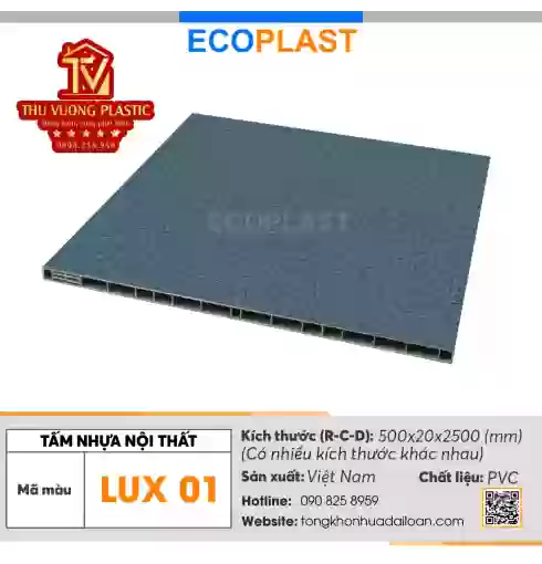Tấm nội thất ECOPLAST LUXURY tại Đà Nẵng – LUX 01